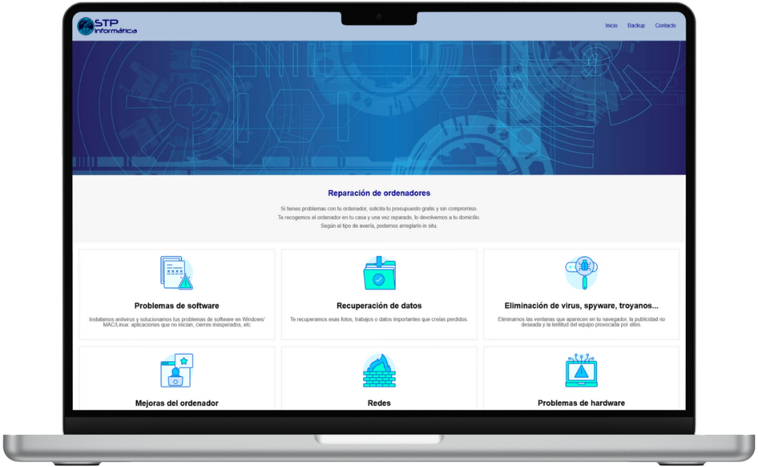Web STP Informática